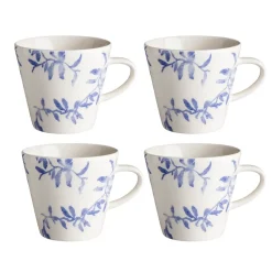 Havspil mug 30 cl 4-pack, blue-white