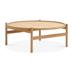 HB coffee table Ø100 cm, Oiled oak