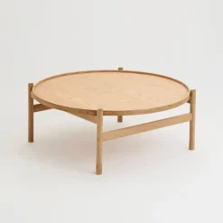 HB coffee table Ø100 cm, Oiled oak