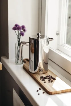 Heirol coffee press stainless steel, 1 L. 8 cups