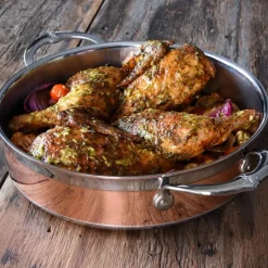 Hestan Copperbond Sauté pan with lid, 3,3 L