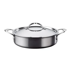 Hestan Nanobond sauteuse with lid 26 cm, Stainless steel