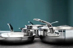 Hestan Probond pot and frying pan set, 10 pieces