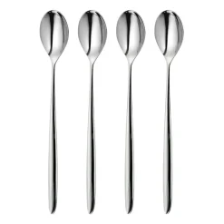 Hidcote Bright latte spoon 4-pack, Stainless steel