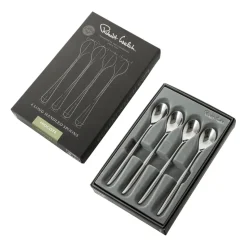 Hidcote Bright latte spoon 4-pack, Stainless steel