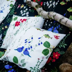 Himlajorden fabric, black