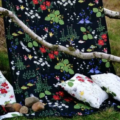 Himlajorden fabric, black