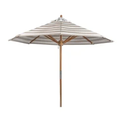 Hisshult parasol Ø270 cm, Beige stripe-teak