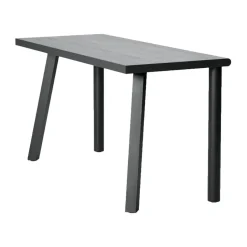 Homework desk 140x60 cm, Black stained ash