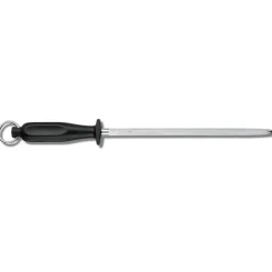 Honing Steel medium Fine 25 cm, Black
