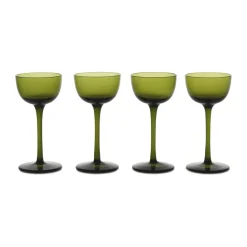 Host liqueur glass 4-pack, Moss Green