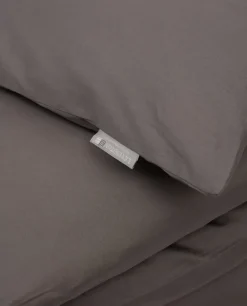 Hotel Cotton Sateen duvet cover 150x210 cm, Charcoal grey