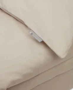 Hotel Cotton Sateen duvet cover 150x210 cm, Light sand