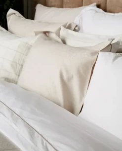 Hotel Percale pillowcase 50x60 cm, White-light beige