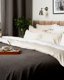 Hotel Percale pillowcase 50x60 cm, White-light beige