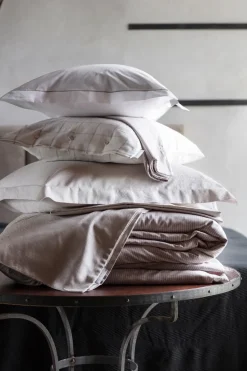 Hotel Percale pillowcase 65x65 cm, White-light beige