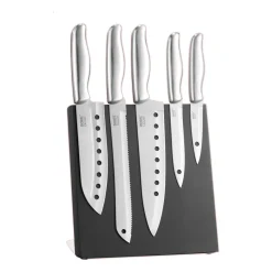 Hugo knife holder 20x23 cm, Black