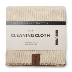 Humdakin cleaning cloth 28x28 cm 2-pack, Shell-sunset