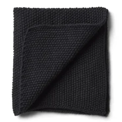 Humdakin Knitted dishcloth 28x28 cm, Coal