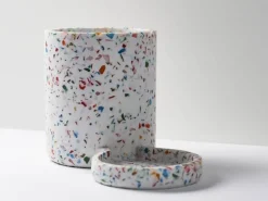 Humdakin Terrazzo sink organiser, Rainbow
