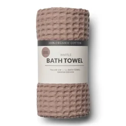 Humdakin Waffle bath towel 70x135 cm, Latte