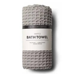 Humdakin Waffle bath towel 70x135 cm, Stone