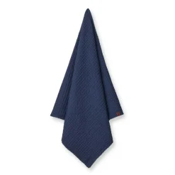 Humdakin Waffle bath towel 70x135 cm, Sea blue