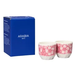 Huvila egg cup 2-pack, Pink-white