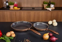 Hâws Santo frying pan set hybrid coating 2-piece, Rose Gold