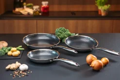 Hâws Santo hybrid coating frying pan set 3 pieces, Stainless steel