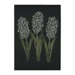 Hyacint kitchen towel 48x70 cm, Black-green