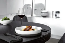 Iconic La Boule tableware set 7 pieces, Black-white