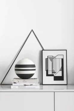 Iconic La Boule tableware set 7 pieces, Black-white