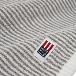 Icons Original Striped bath towel 70x130 cm, white-grey