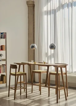 In Between SK27 Bar Table 190x50x105 cm, Lacquered oak