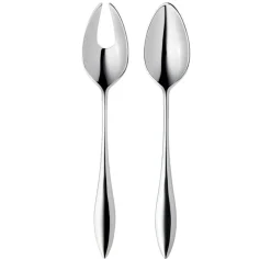 Indra salad and serving cutlery, set with fork and spoon