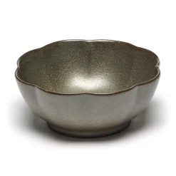 Inku ridged bowl XL 15 cm, Green