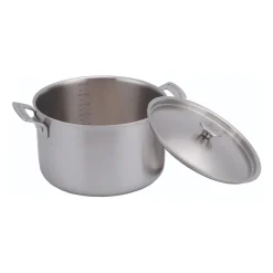 Inox casserole stainless steel sauce pan lid, 6 l