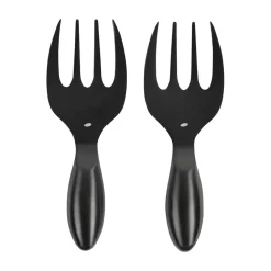 Insalata salad cutlery 2 pieces, black