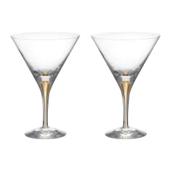 Intermezzo martini glass 25 cl 2-pack, Gold