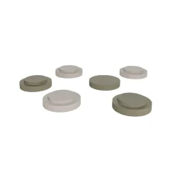 Iro stackable stool, Olive-clay