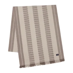 Jacquard Striped table runner 50x350 cm, Beige