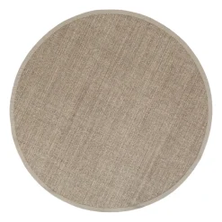 Jenny Sisal round rug, Natural grey Ø250 cm
