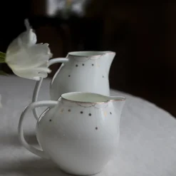 Julemorgen serving jug with bowl, White-multi