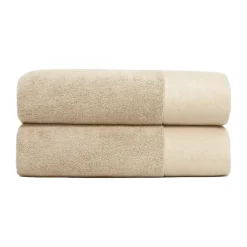 Juniper bath towel 70x140 cm 2-pack, Beach Sand