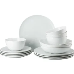 Junto dinner service set white, 16 pieces