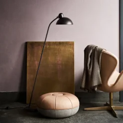 Kaiser Idell 6556-F Luxus floor lamp, Matte black