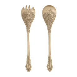 Kalima salad servers 2 pieces, Brass