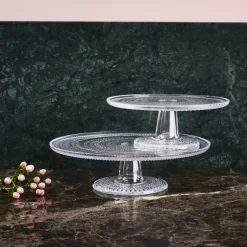 Kastehelm cake stand small, clear