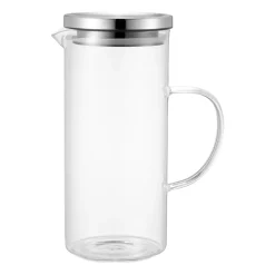 Kay jug 1.3 L, Glass-stainless steel